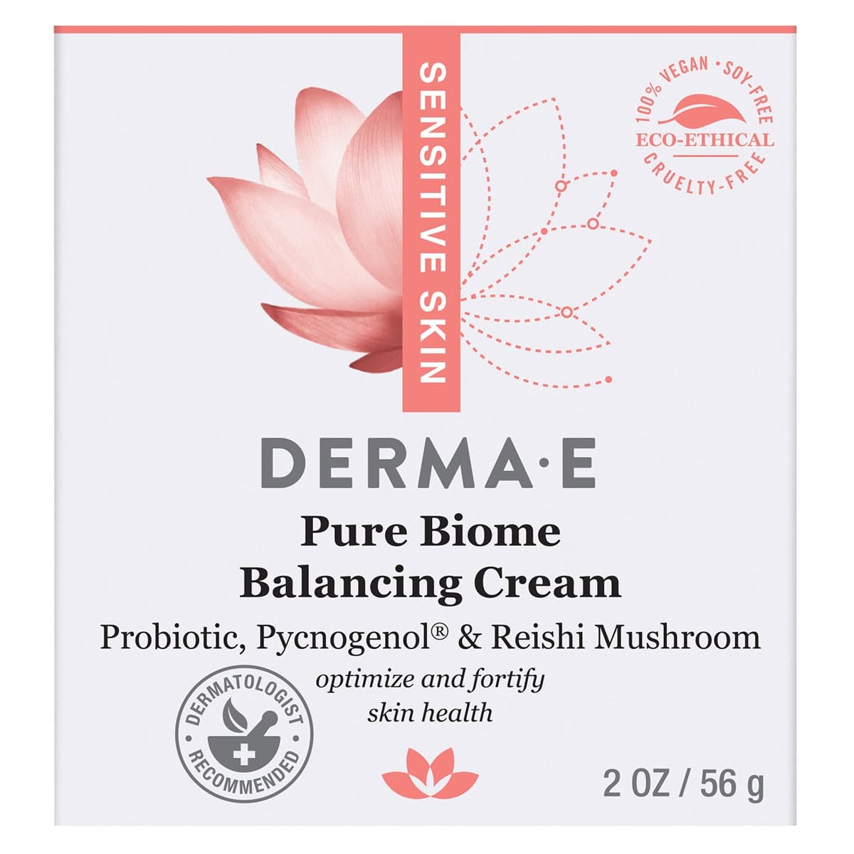 Derma E Pure Biome Balancing Cream 56g