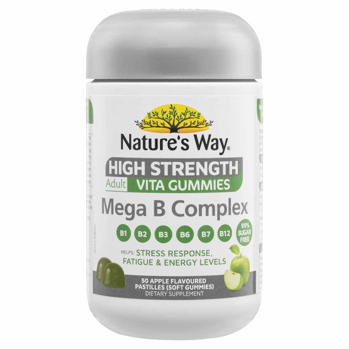 Nature's Way High Strength Adult Vita Gummies Mega B Complex 50Pack