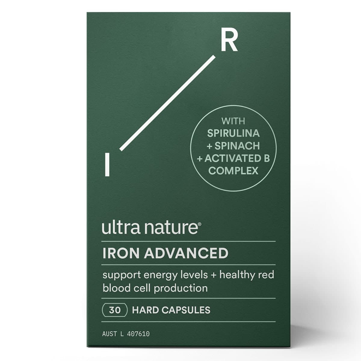 Ultra Nature Iron Advanced 30 Hard Capsules