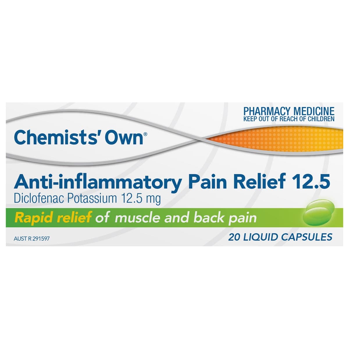 Chemists Own Anti-Inflammatory Pain Relief 20 Liquid Capsules