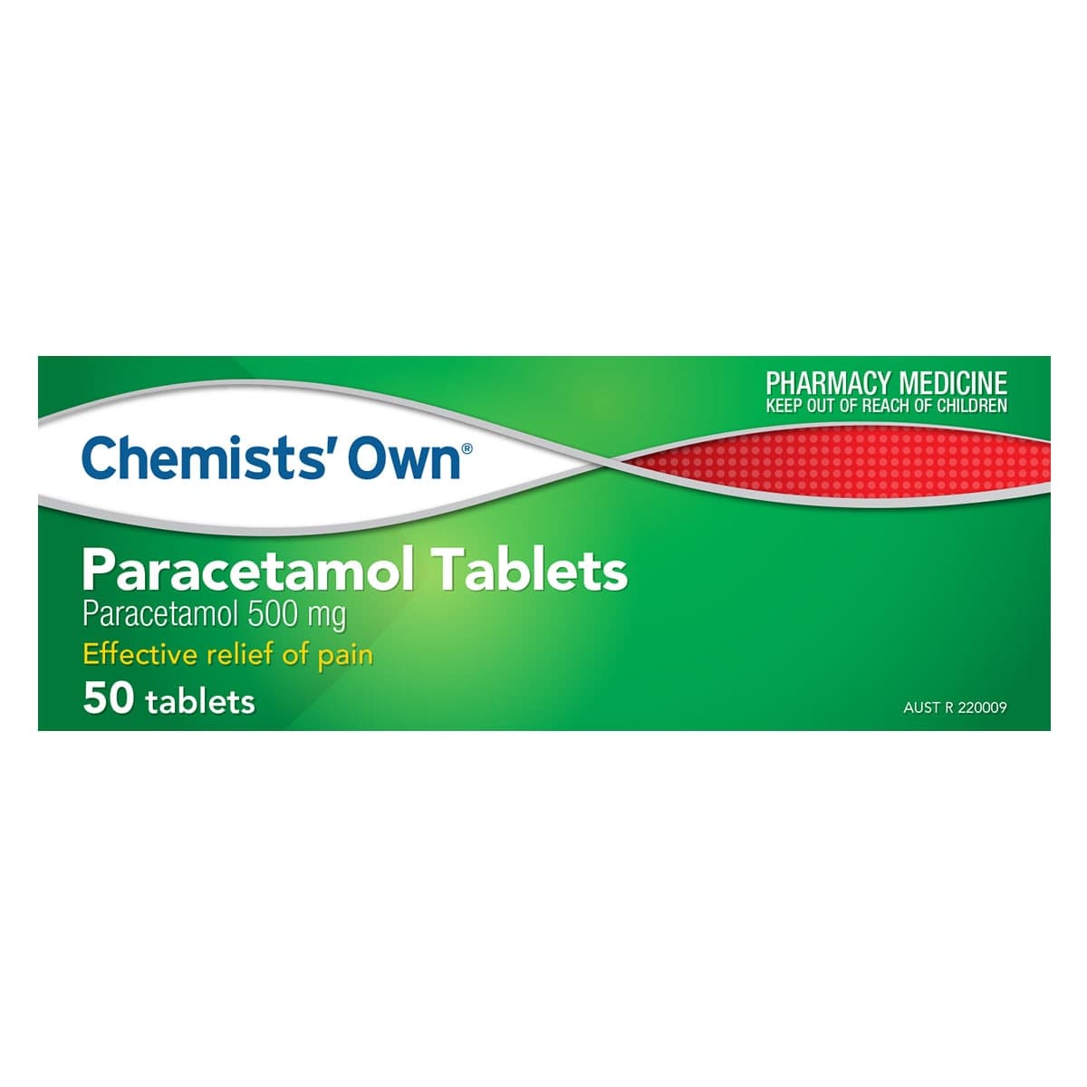 Chemists Own Paracetamol 500mg 50 Tablets