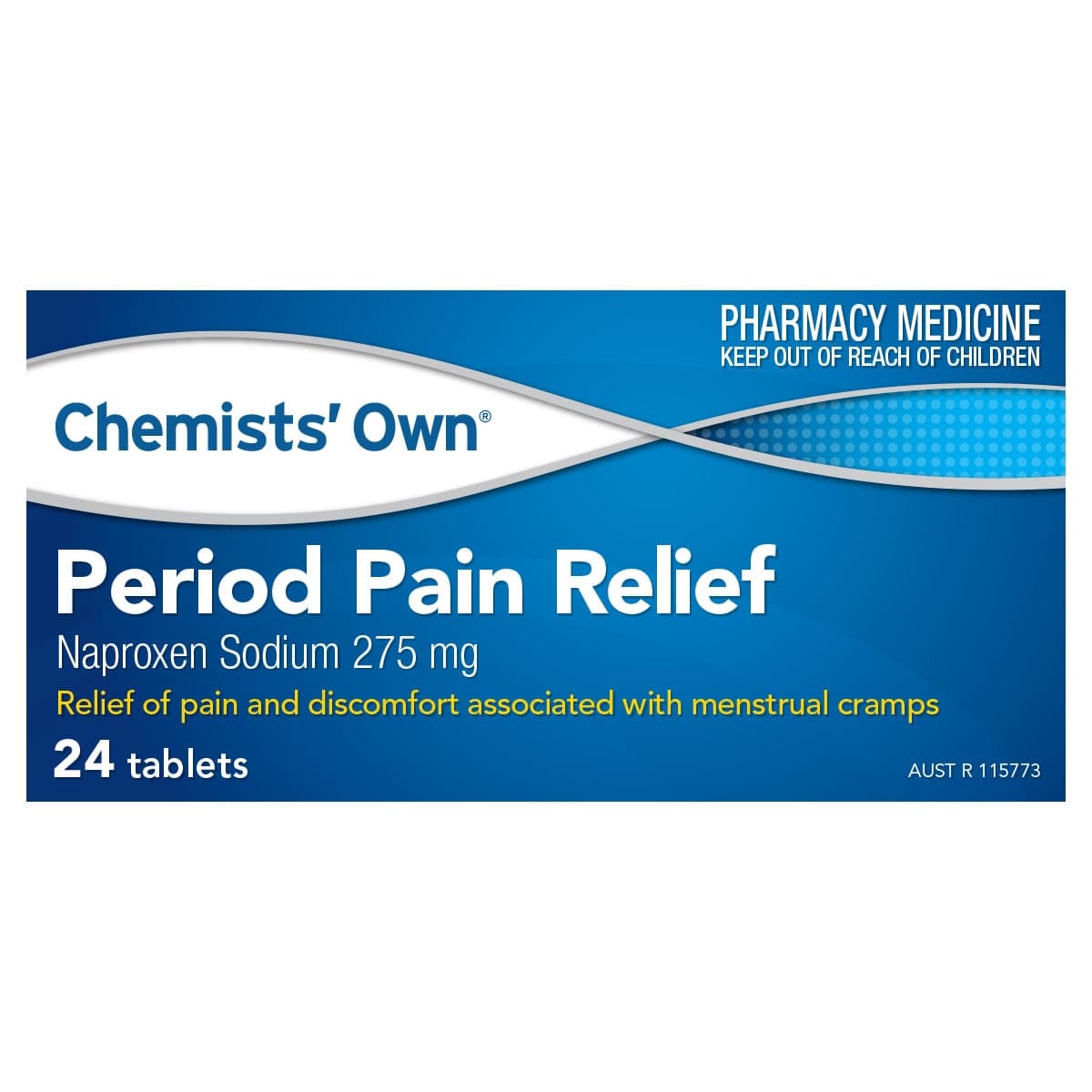 Chemists Own Period Pain 24 Tablets
