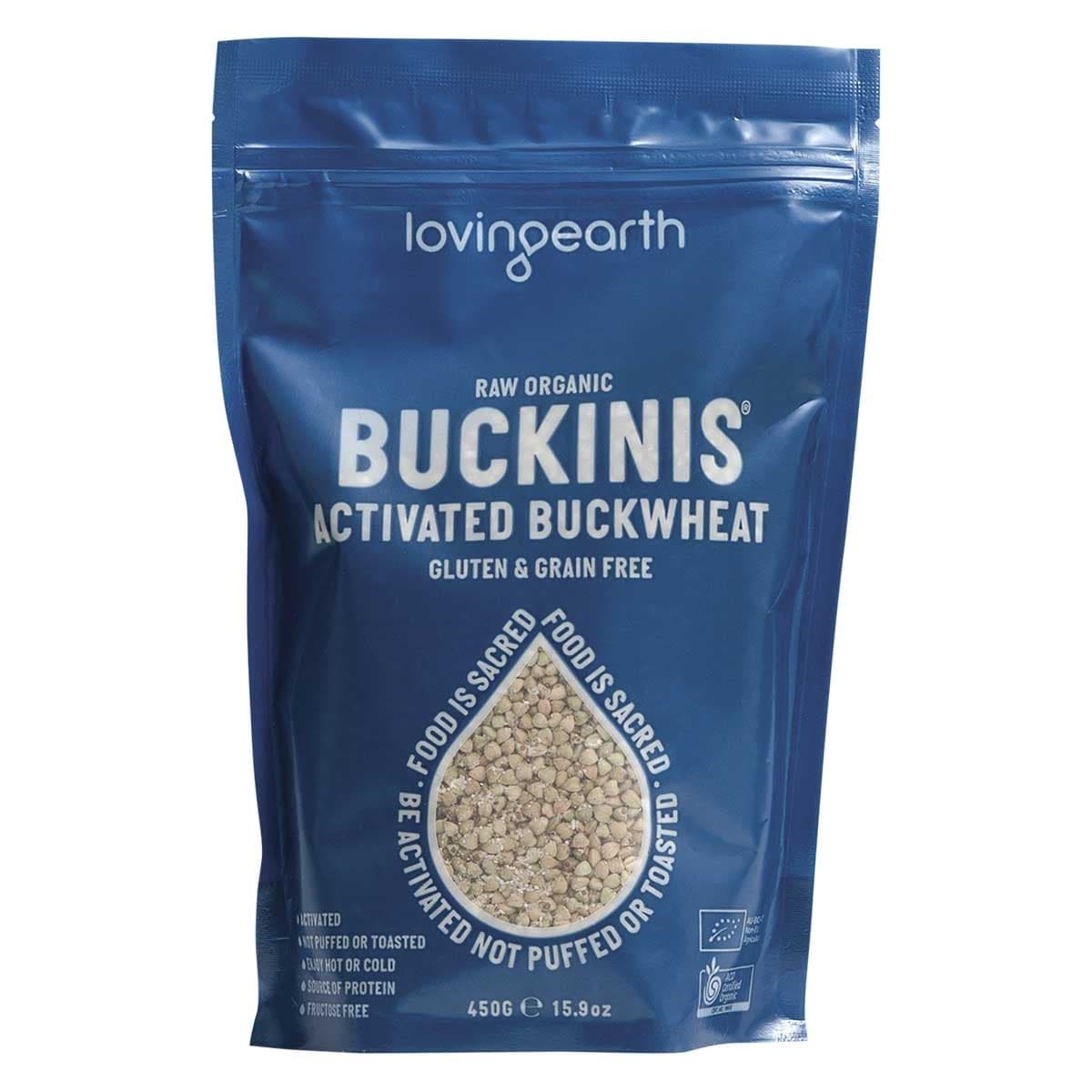 Loving Earth Buckinis Activated Buckwheat 450g
