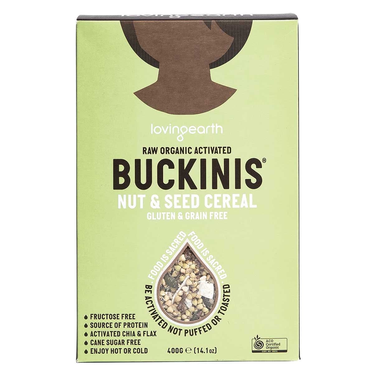 Loving Earth Buckinis Nut & Seed Cereal 400g