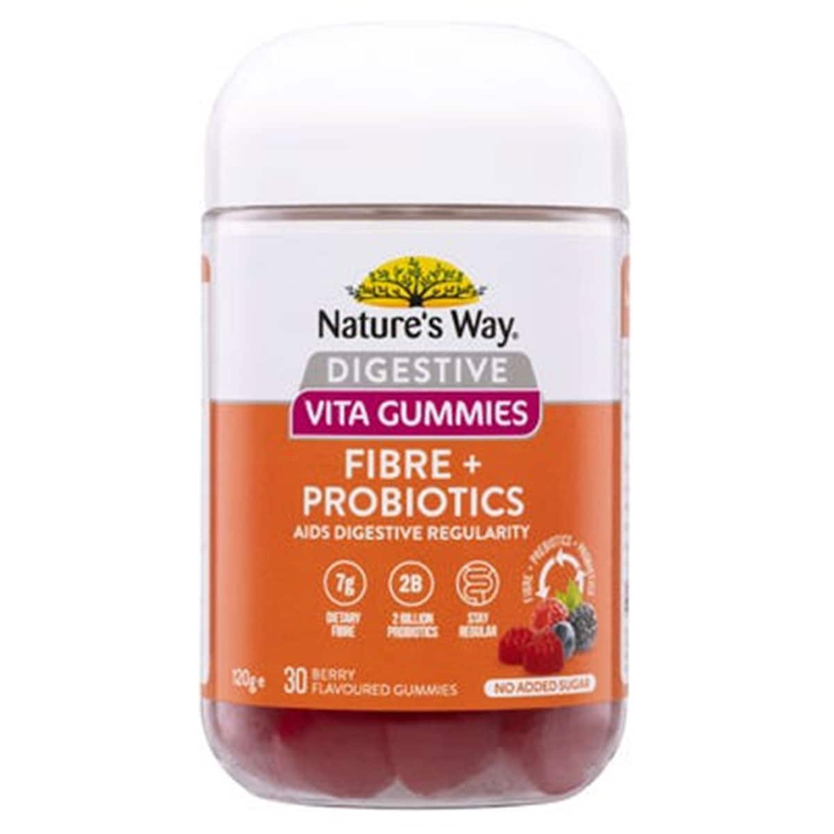 Natures Way Adult Vita Gummies Fibre + Probiotics 30 Pack
