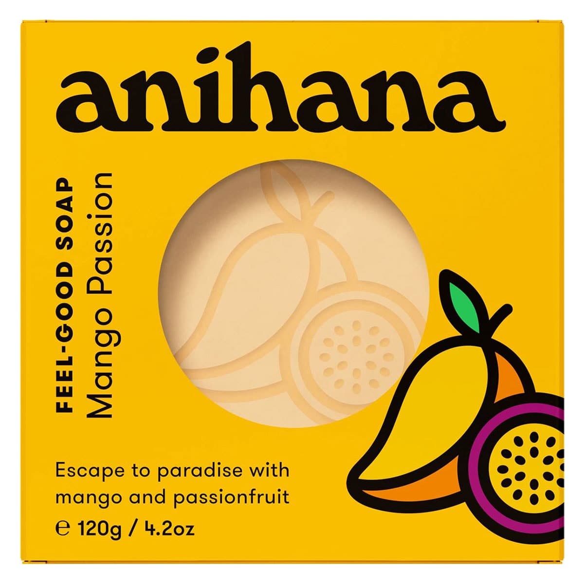 Anihana Feel Good Soap Mango & Passionfruit 120g