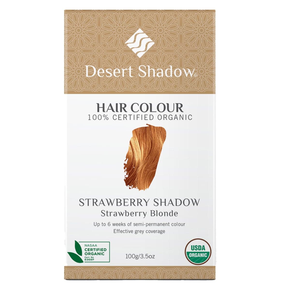 Desert Shadow Organic Hair Colour - Strawberry Shadow 100g