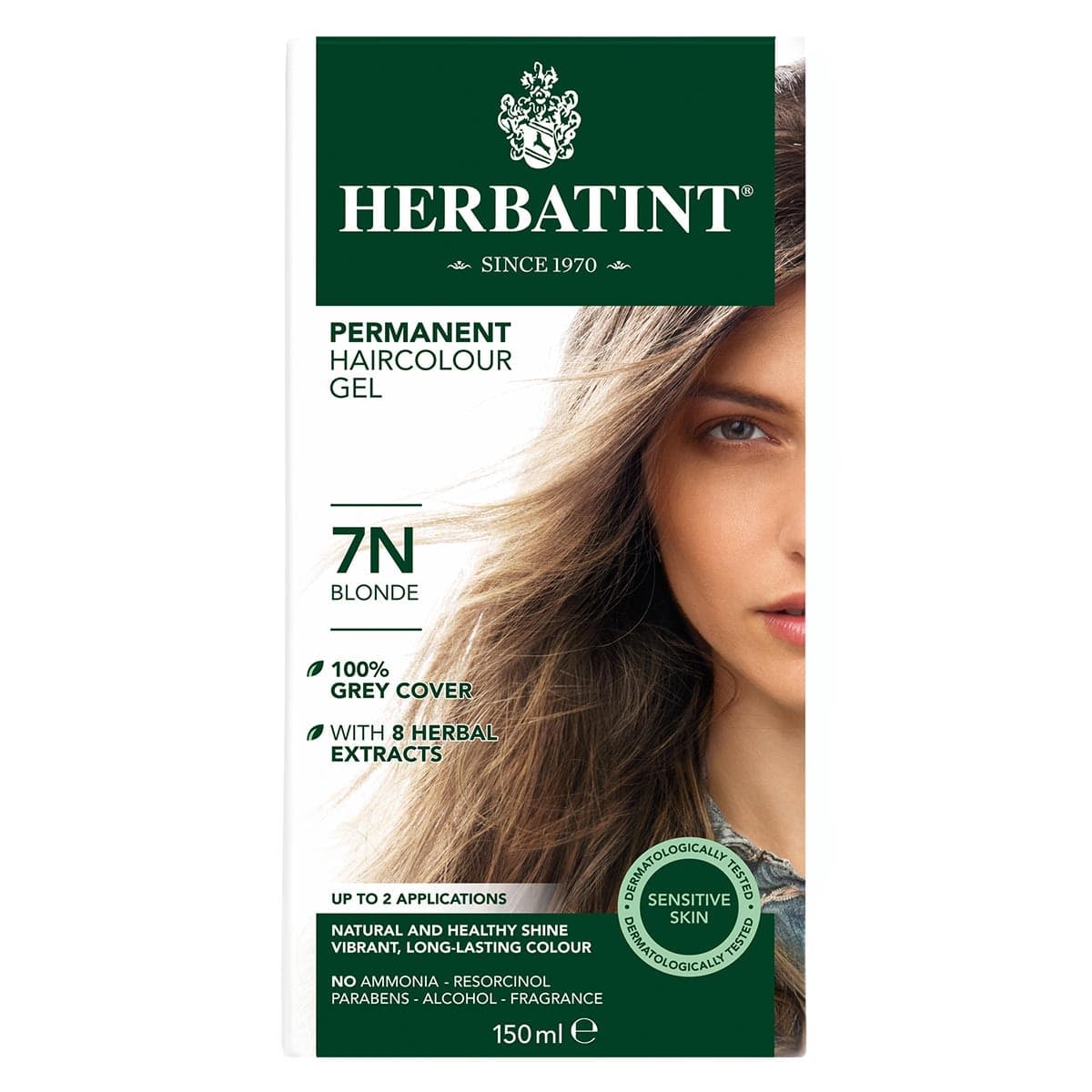 Herbatint Permanent Hair Colour Gel 7N Blonde 150ml