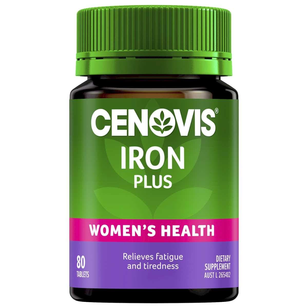 Cenovis Womens Health Iron Plus 80 Tablets