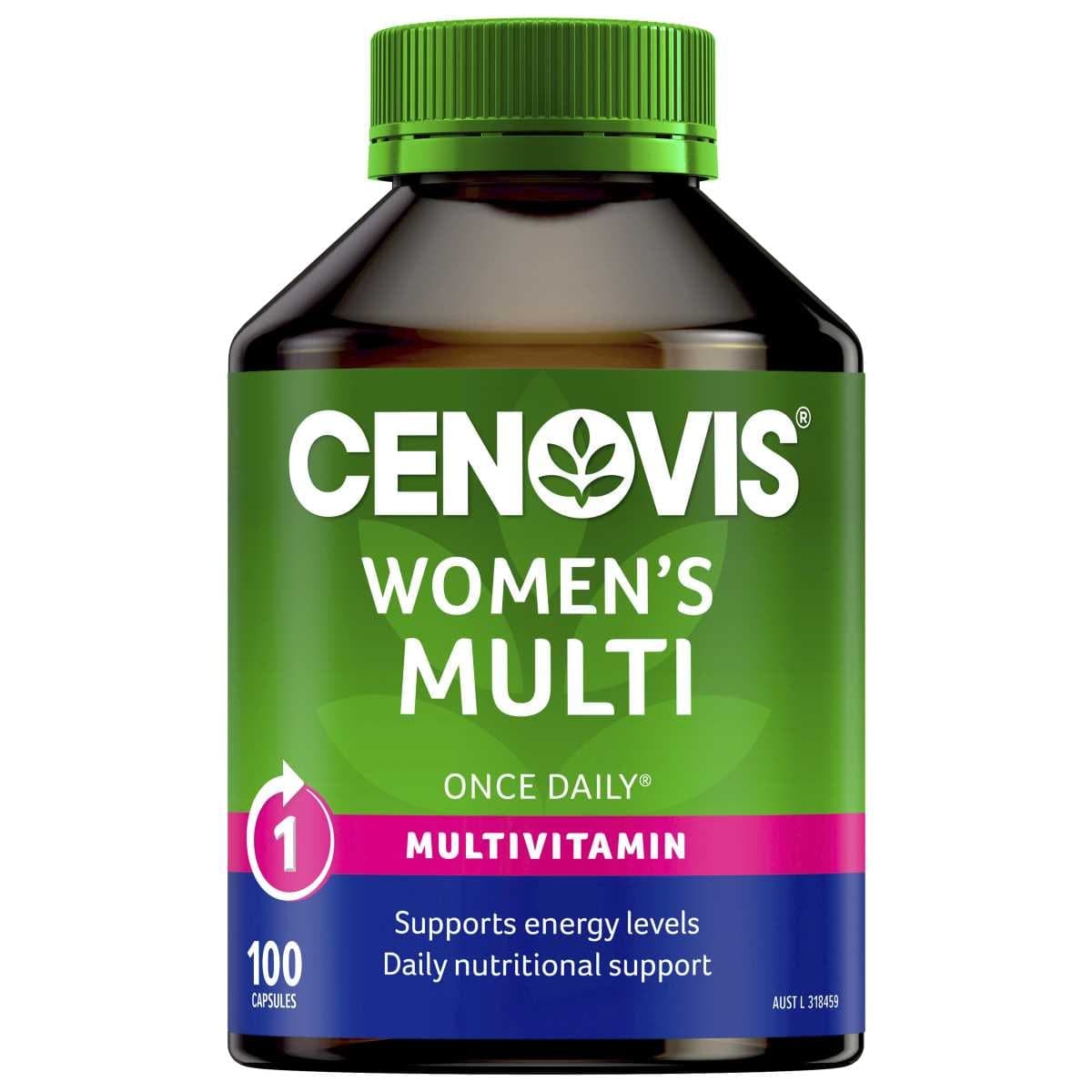 Cenovis Once Daily Womens Multi Vitamin 100 Capsules
