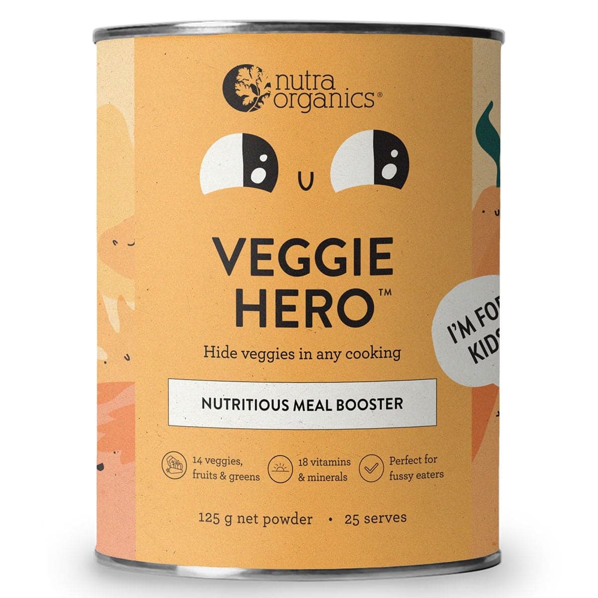 Nutra Organics Veggie Hero 125g
