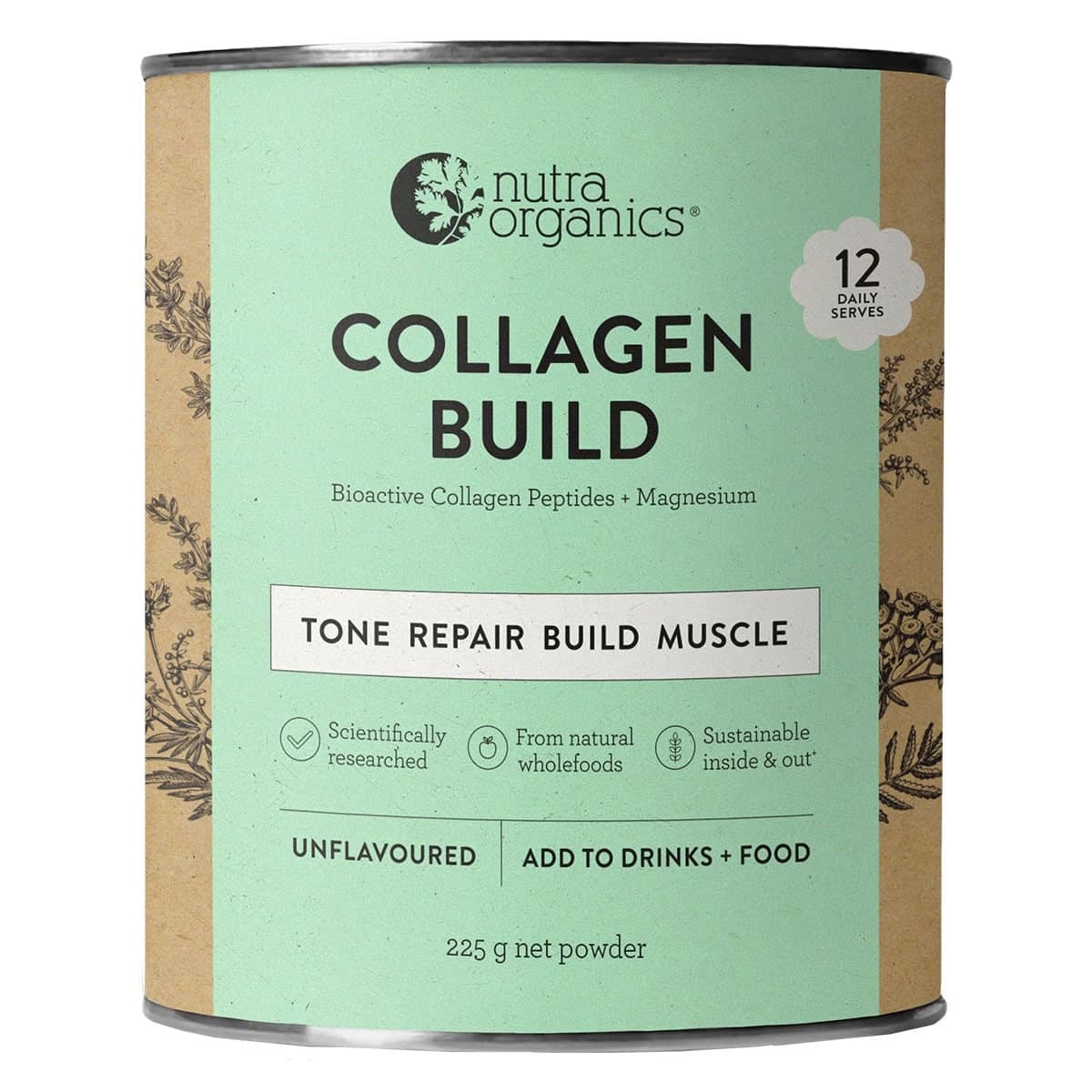 Nutra Naturals Collagen Build Powder 225g