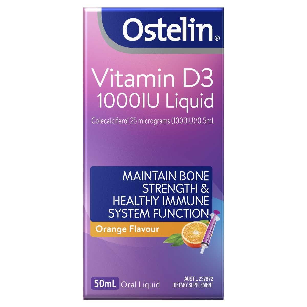 Ostelin Vitamin D3 1000iU Liquid 50ml