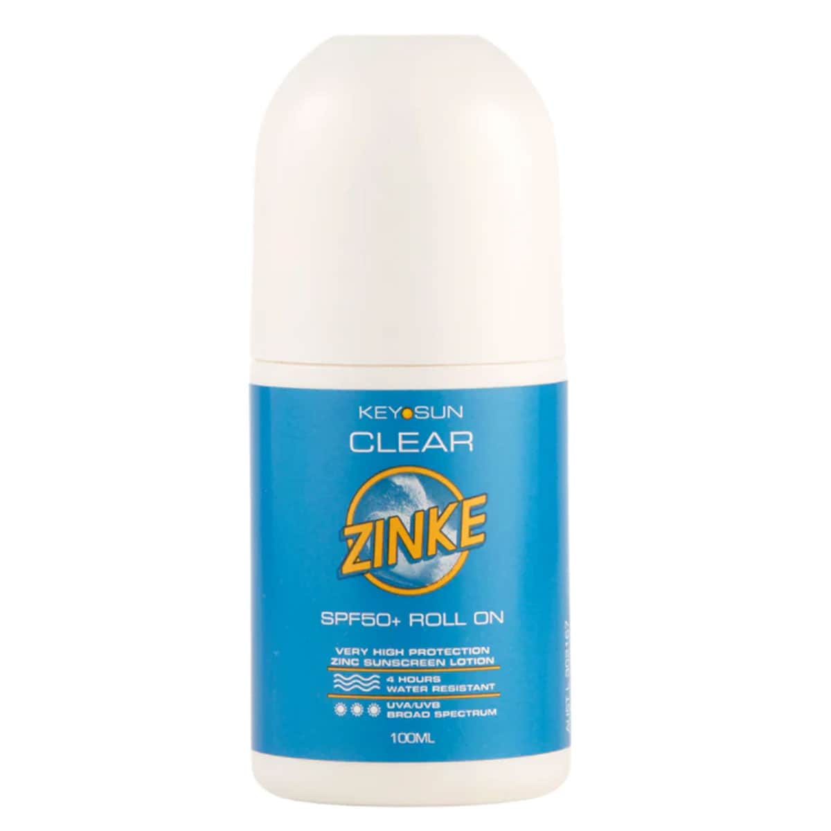 Key Sun Zinke Clear Zinke SPF 50+ Roll On 100mL