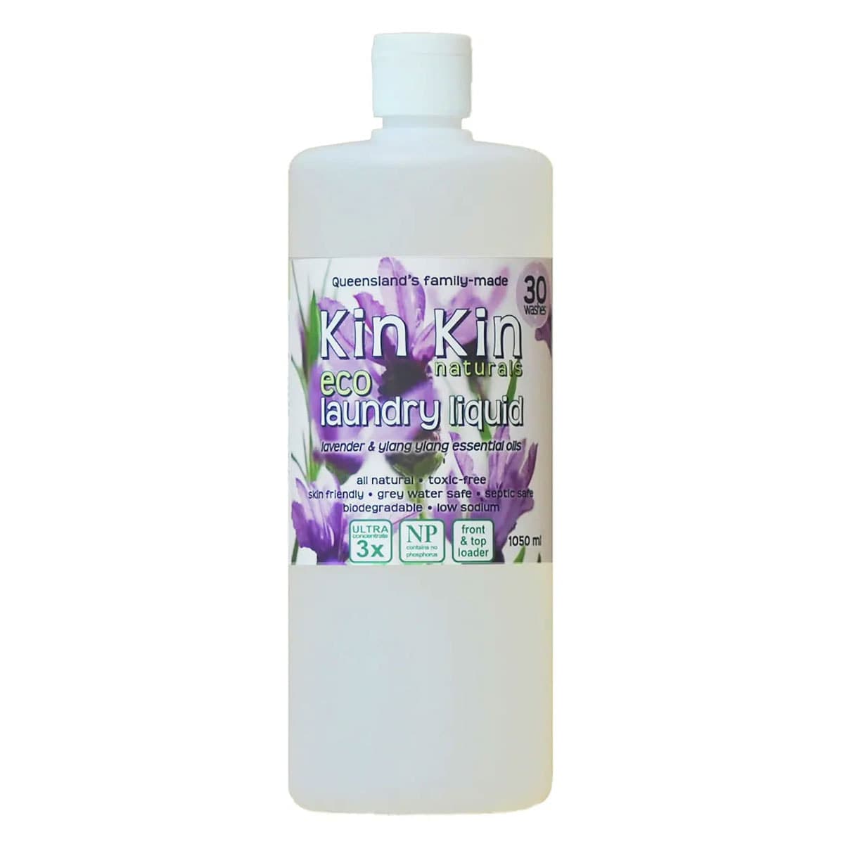 Kin Kin Naturals Eco Laundry Liquid Lavender and Ylang 1050ml