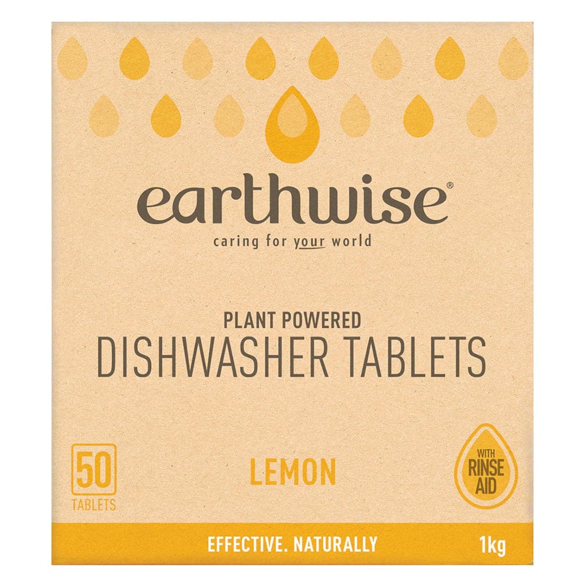 Earthwise Dishwasher Tablets Lemon 50 Pack