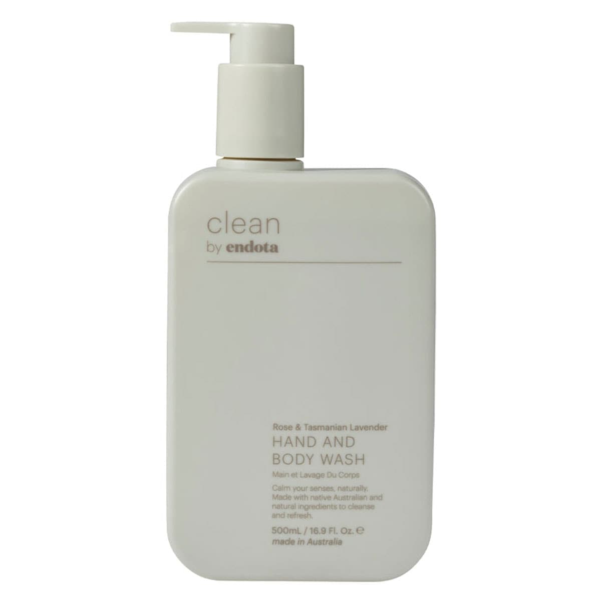 Endota Clean Rose & Tasmanian Lavender Hand & Body Wash 500ml