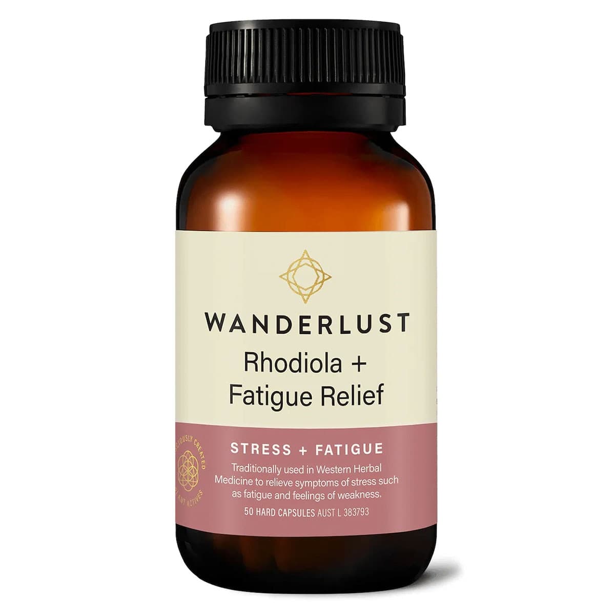 Wanderlust Rhodiola + Fatigue Relief 50 Capsules