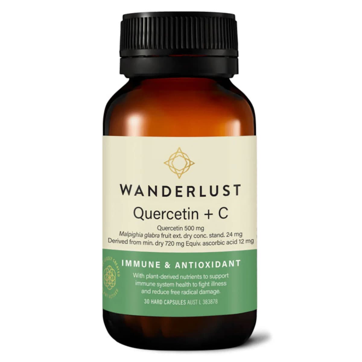 Wanderlust Quercetin + C 30 Capsules