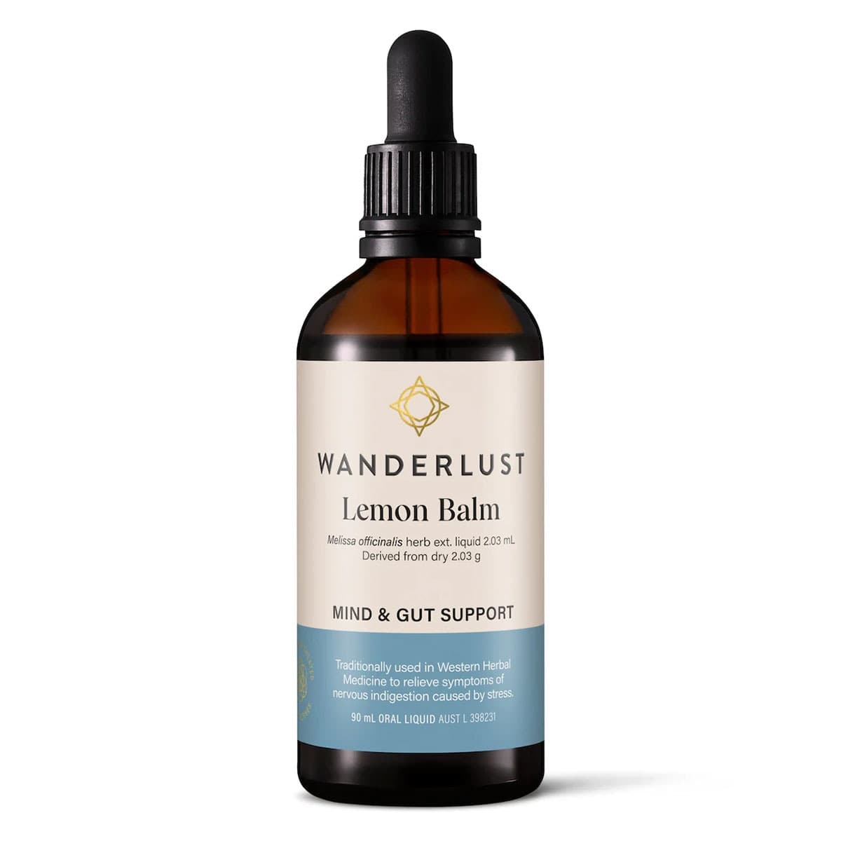 Wanderlust Lemon Balm Drops 90ml