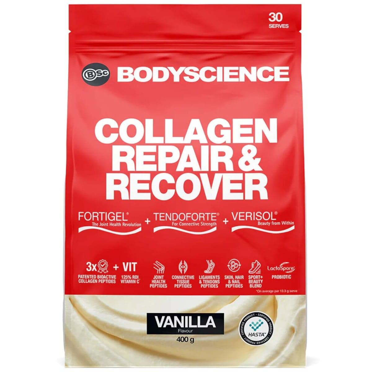 BSc Collagen Repair and Recover Vanilla 400g