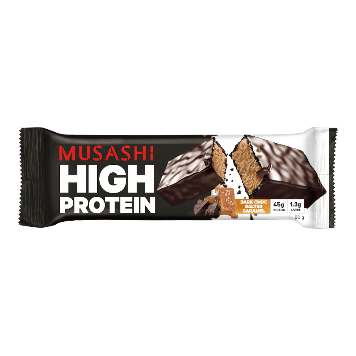 Musashi High Protein Bar Dark Choc Salted Caramel