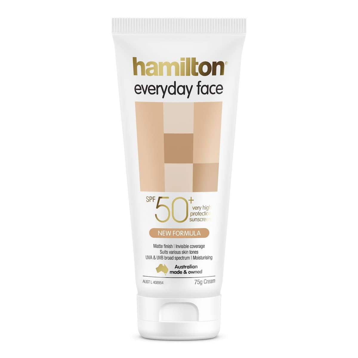 Hamilton Sunscreen Everyday Face Lotion SPF 50+ 75g
