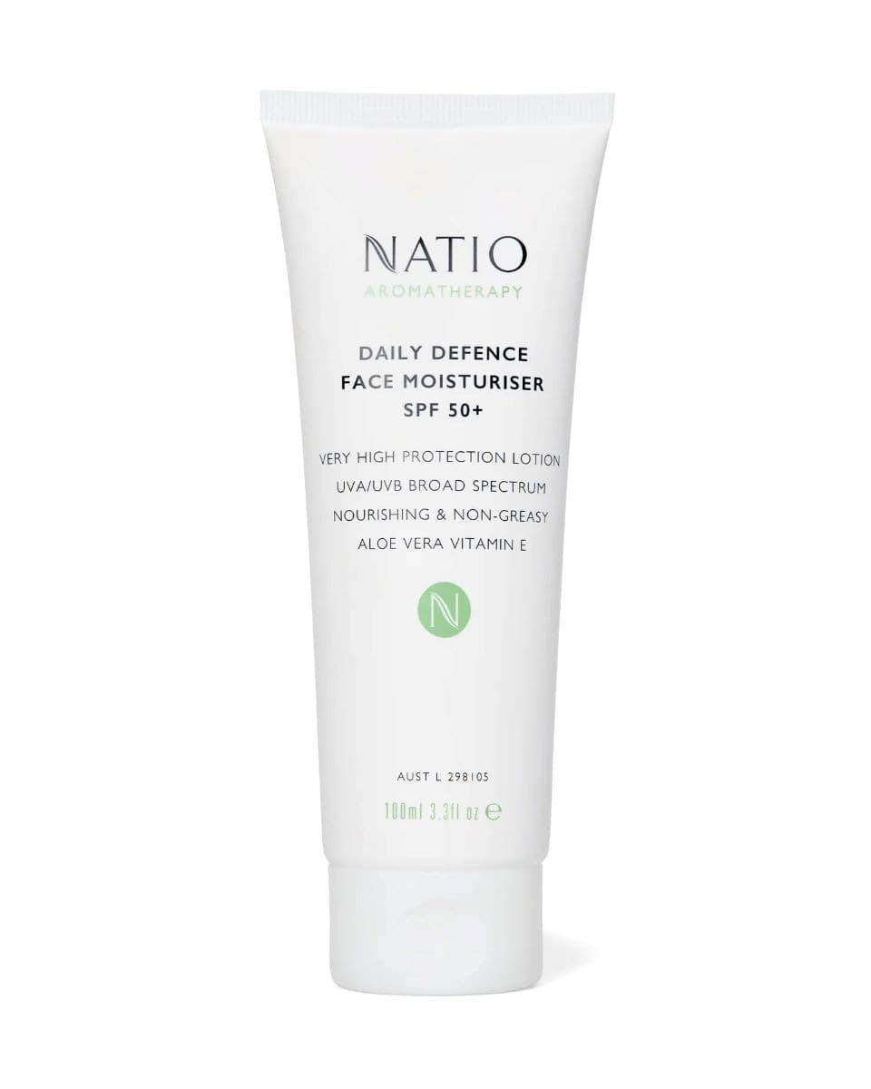Natio Daily Defence Face Moisturiser SPF50+ 100ml