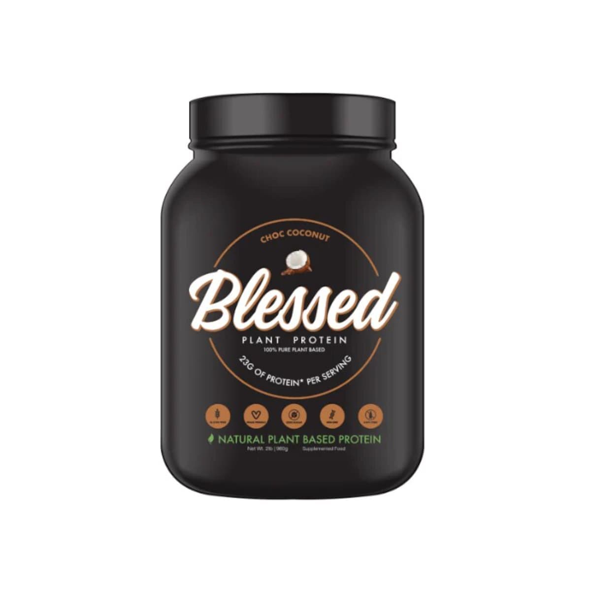 Blessed Protein Choc Coconut 2Lb