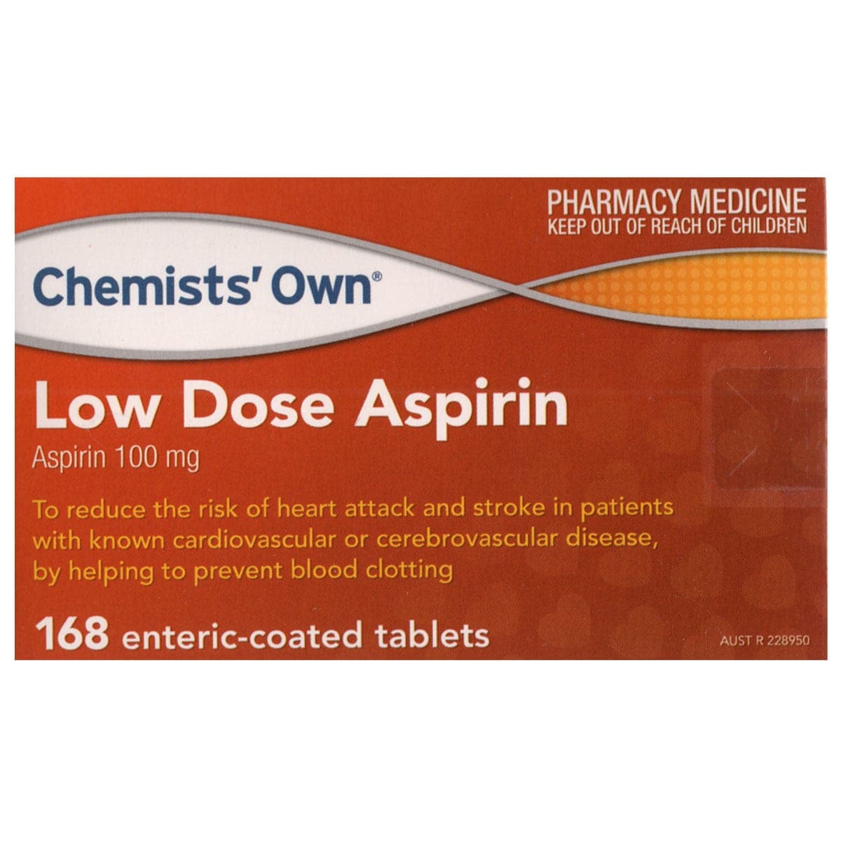 Chemists Own Low Dose Aspirin 168 Tablets