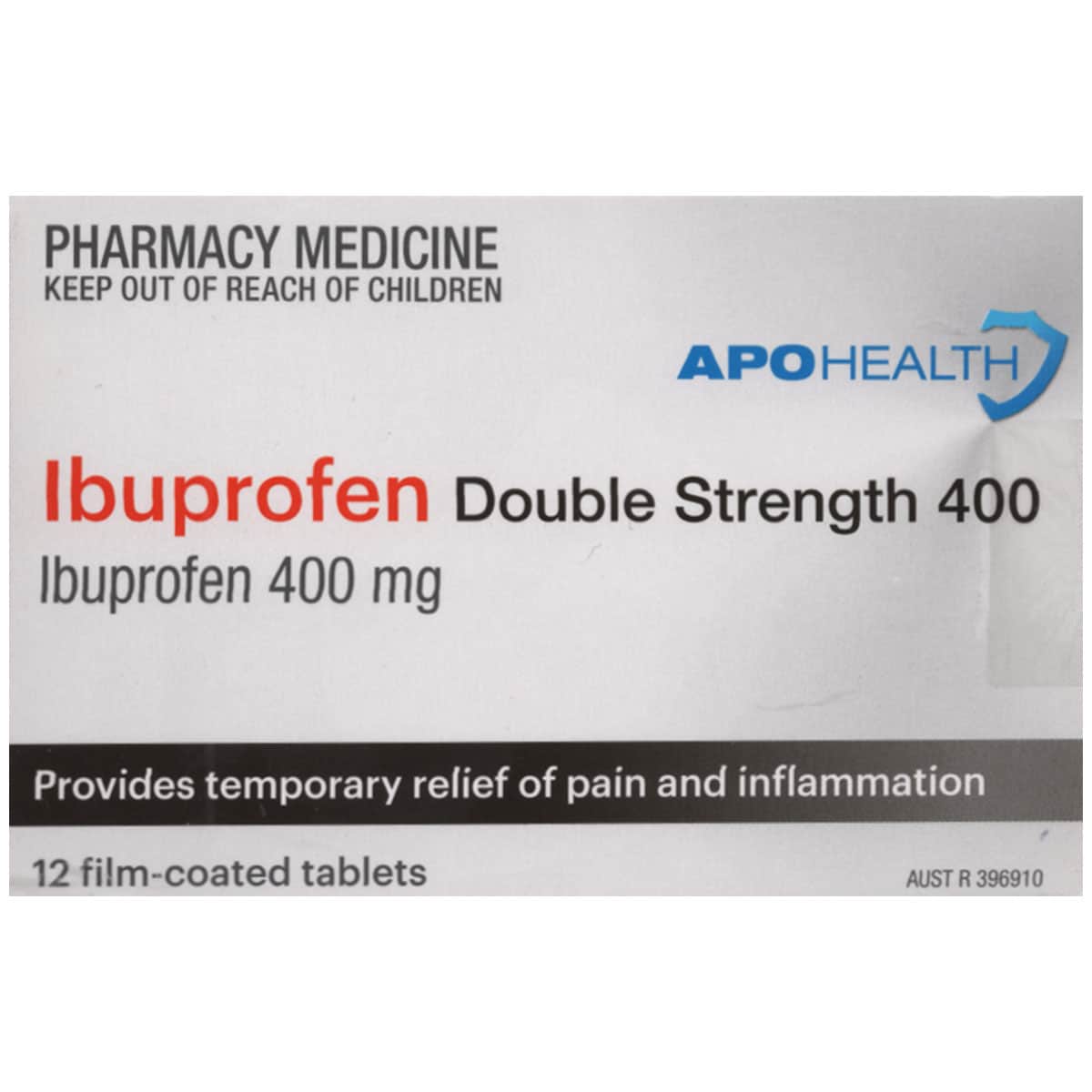 APOHEALTH Ibuprofen Double Strength 12 Tablets