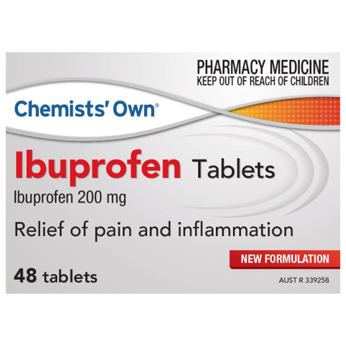 Chemists Own Ibuprofen (200mg) Pain & Inflammation Relief 48 Tablets