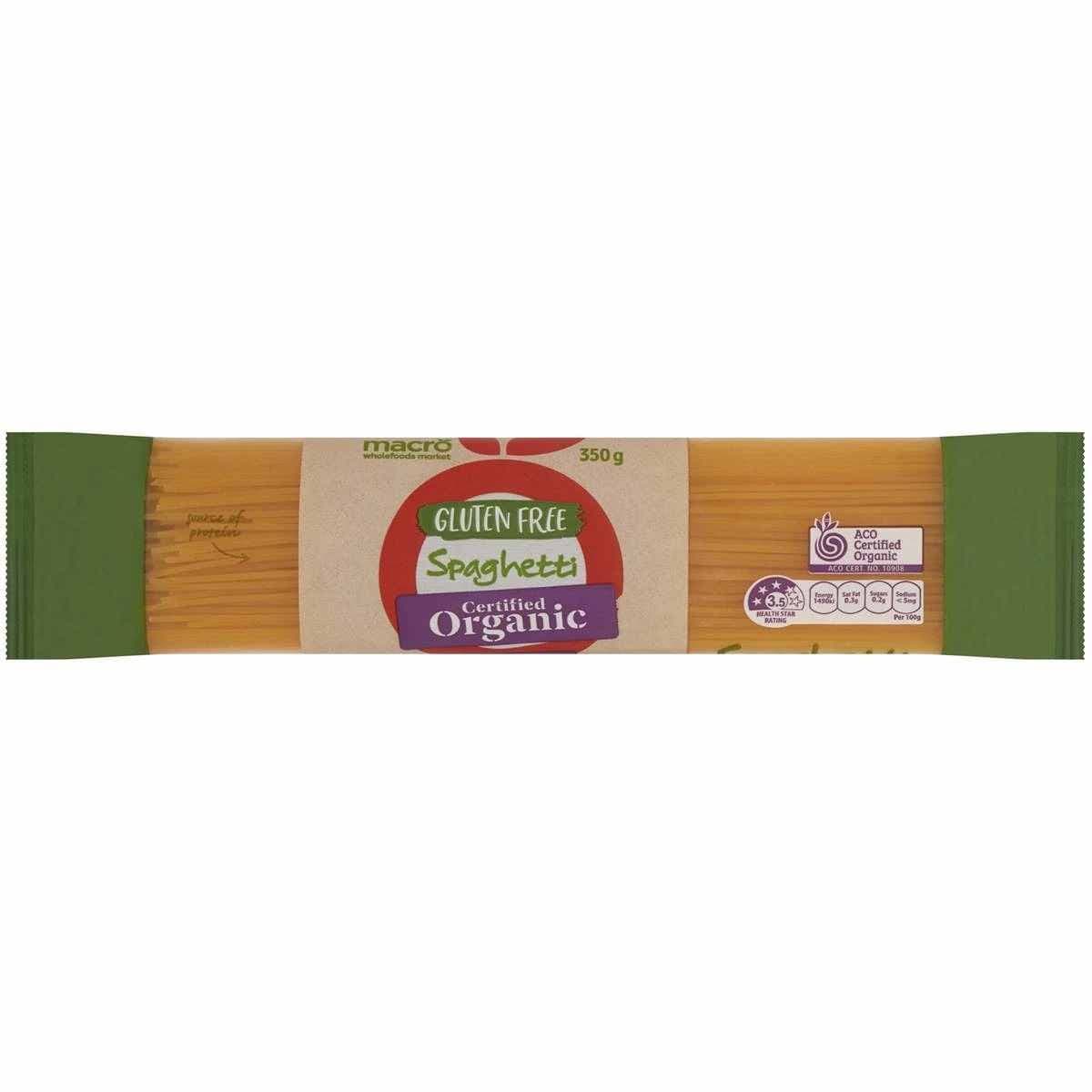 Macro Organic Gluten Free Spaghetti 350g