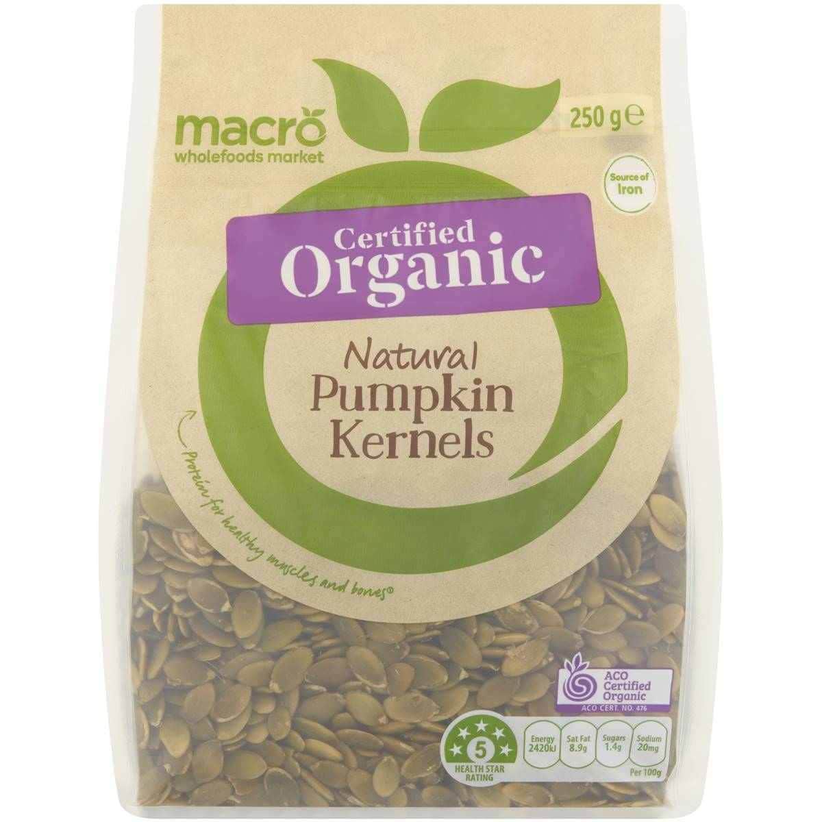 Macro Organic Pumpkin Kernels 250g