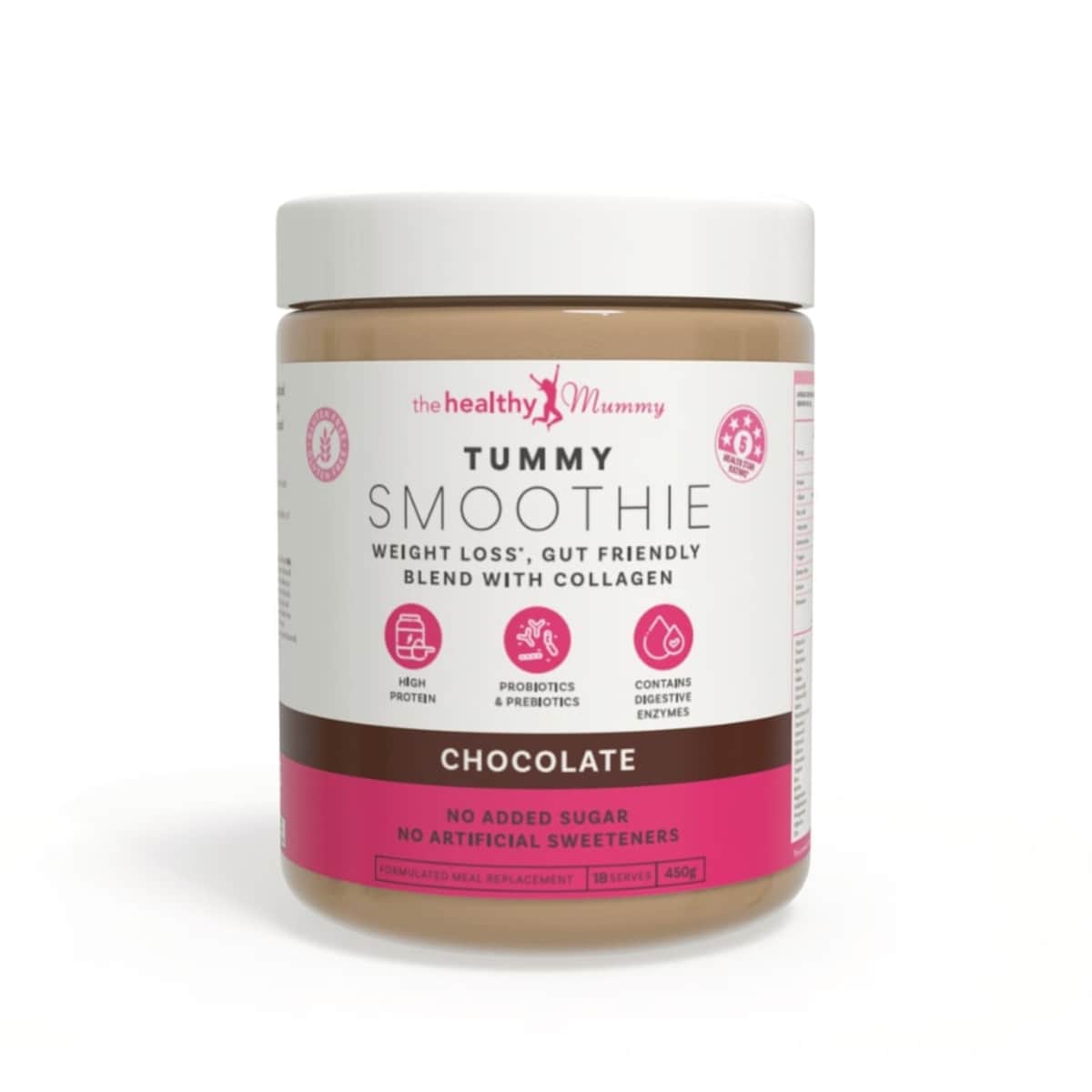 The Healthy Mummy Tummy Smoothie Chocolate 450g