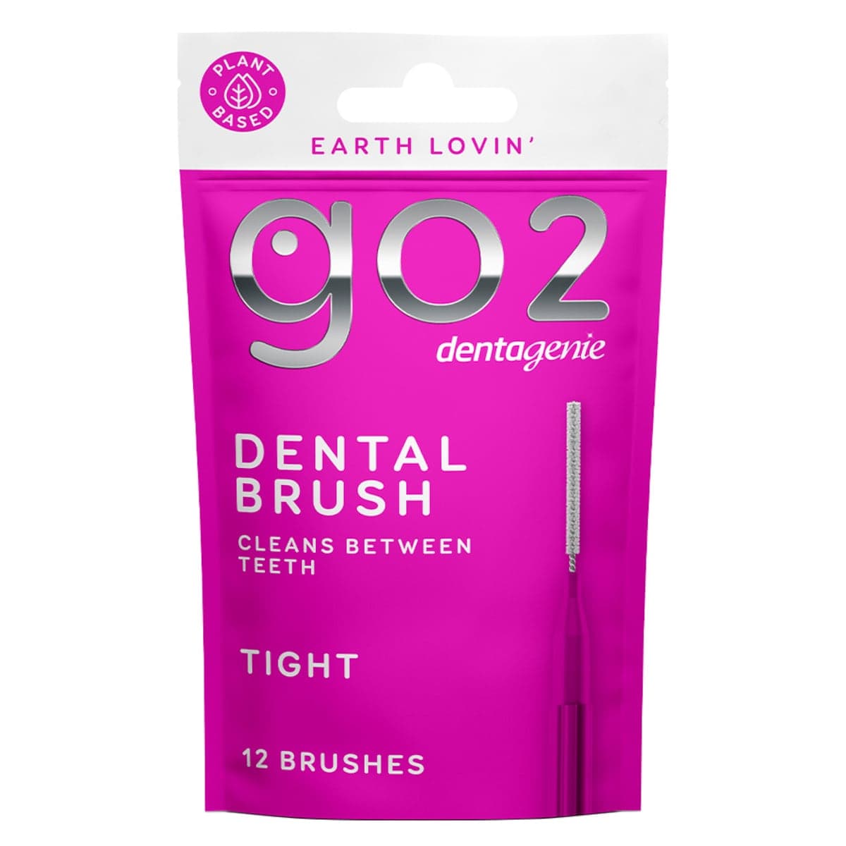 GO2 Dentagenie Interdental Brush Tight 12 Pack