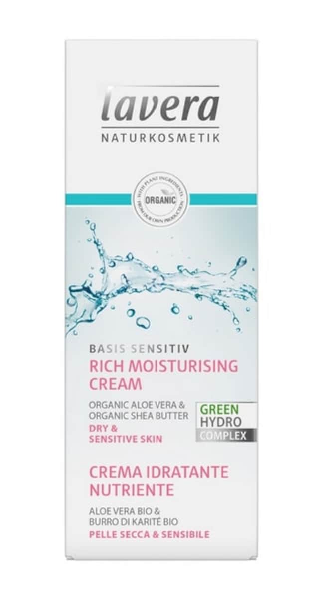 Lavera Basis Sensitiv Rich Moisturising Cream 50ml
