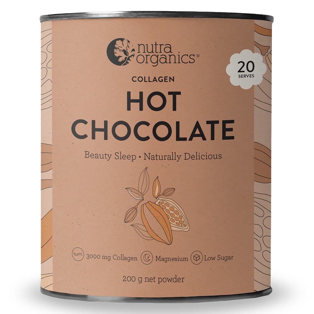 Nutra Naturals Collagen Hot Chocolate 200g