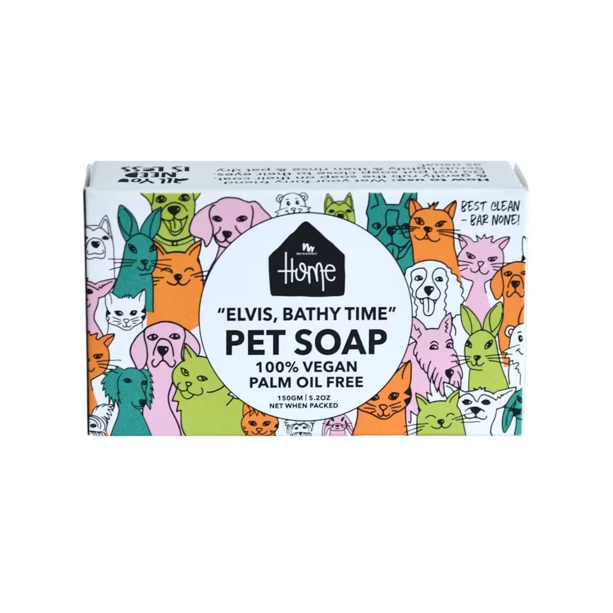 No Nasties Home Elvis Bathy Time Pet Soap 125g