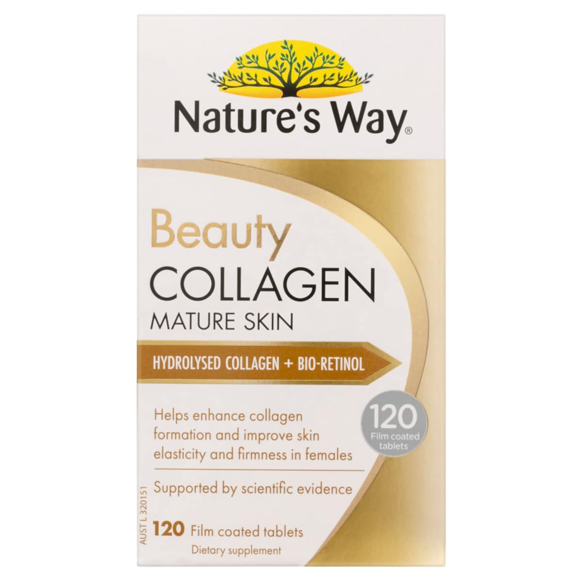Natures Way Beauty Collagen Mature Skin 120 Tablets