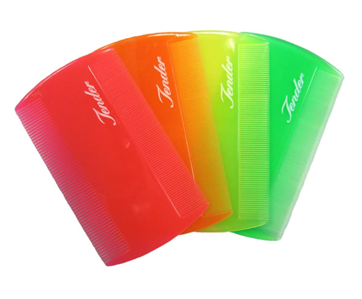 Tender Lice Comb Fluro Single Assorted Colours