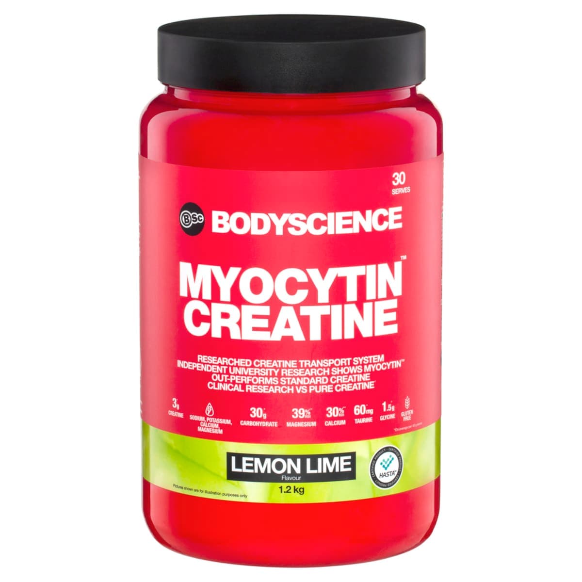BSc Myocytin Lemon Lime 1.2kg