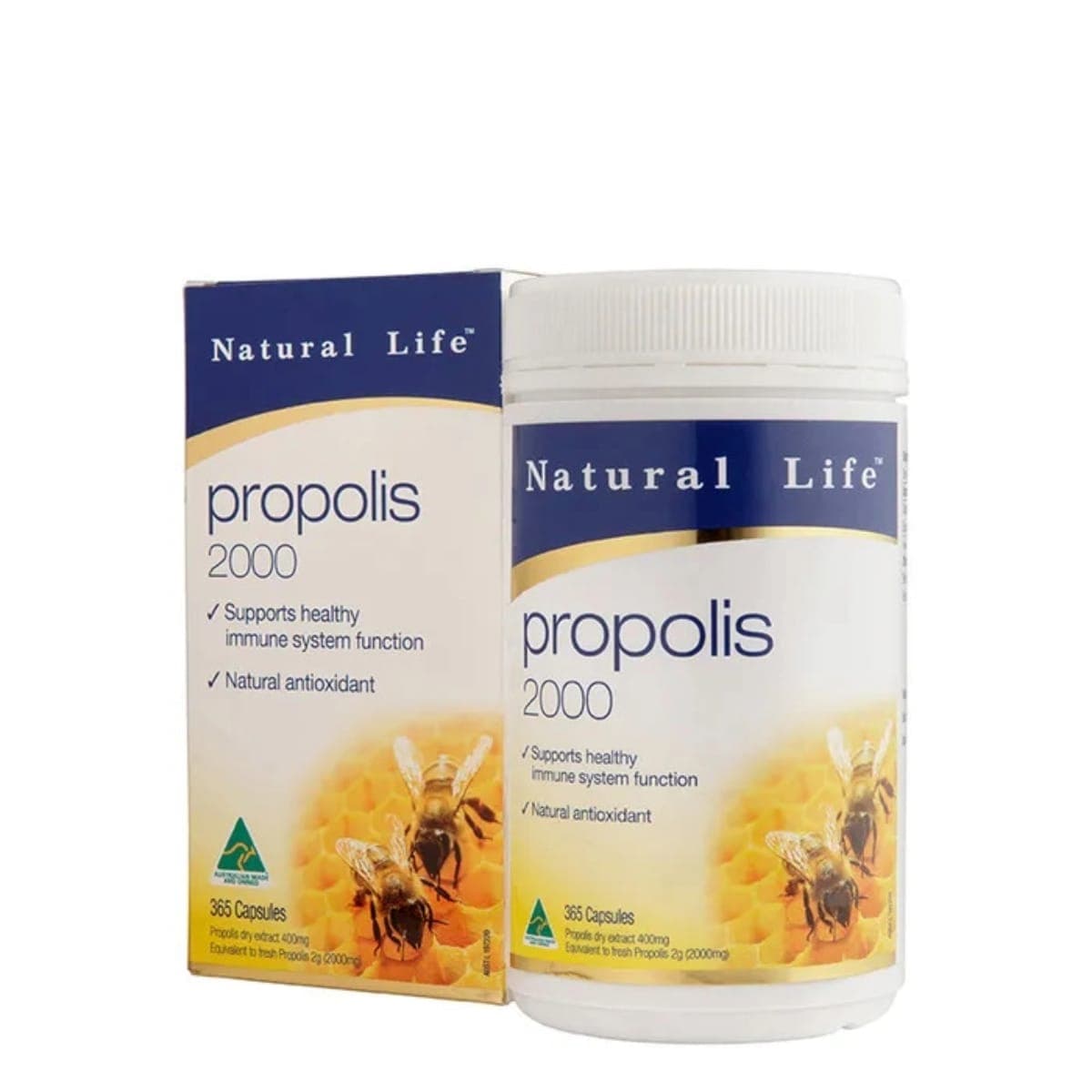Natural Life Propolis 2000mg 365 Capsules