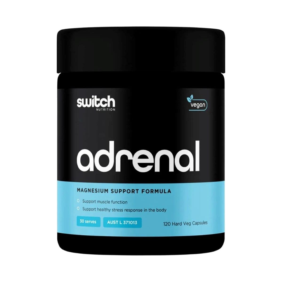 Switch Nutrition Adrenal Magnesium Support Formula 120 Capsules
