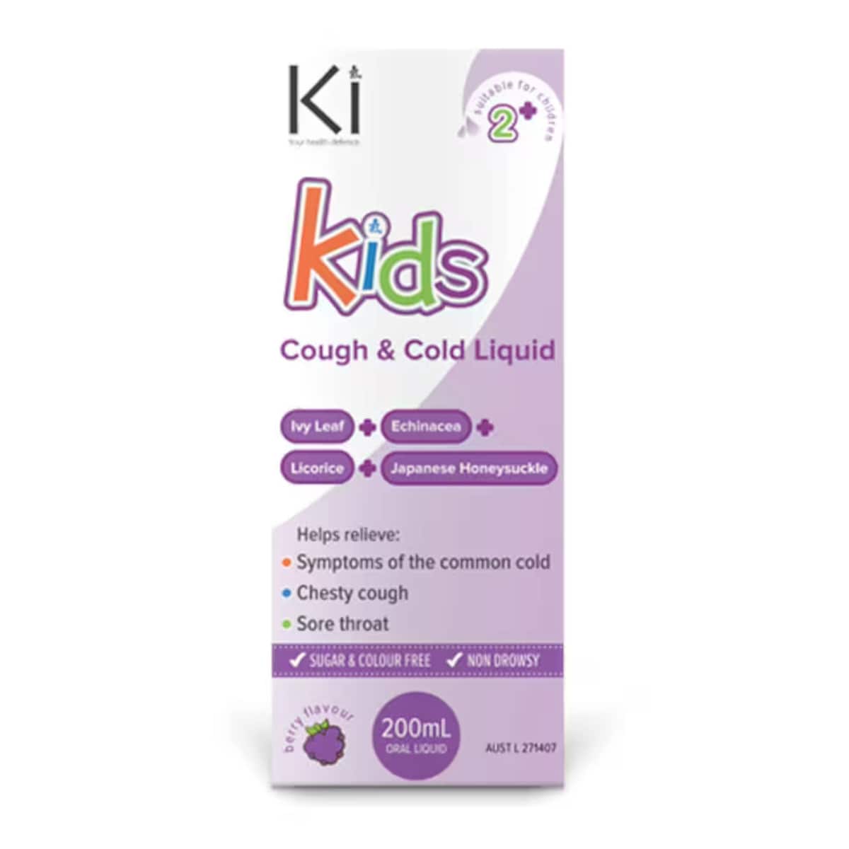 Ki Kids Cough & Cold Liquid 200ml