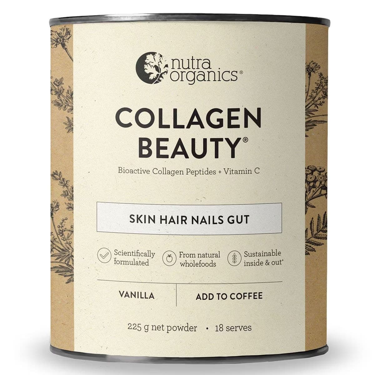 Nutra Naturals Collagen Beauty Vanilla 225g