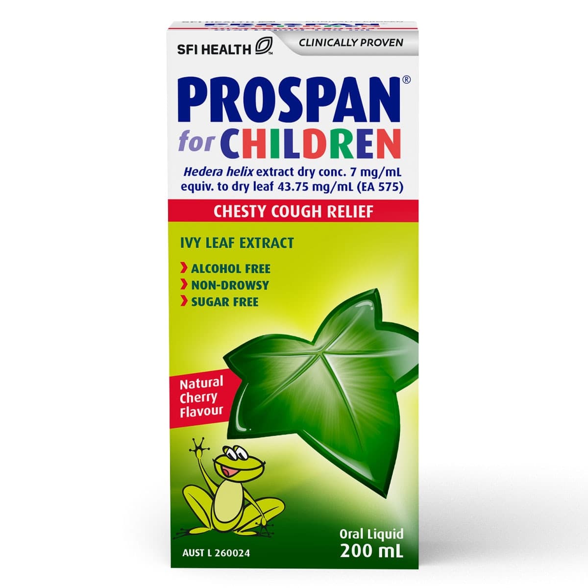 Prospan for Children Chesty Cough Syrup Relief Cherry 200ml