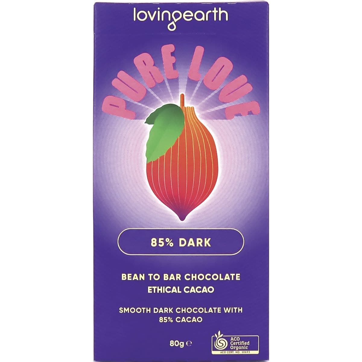 Loving Earth 85% Dark Chocolate 80g