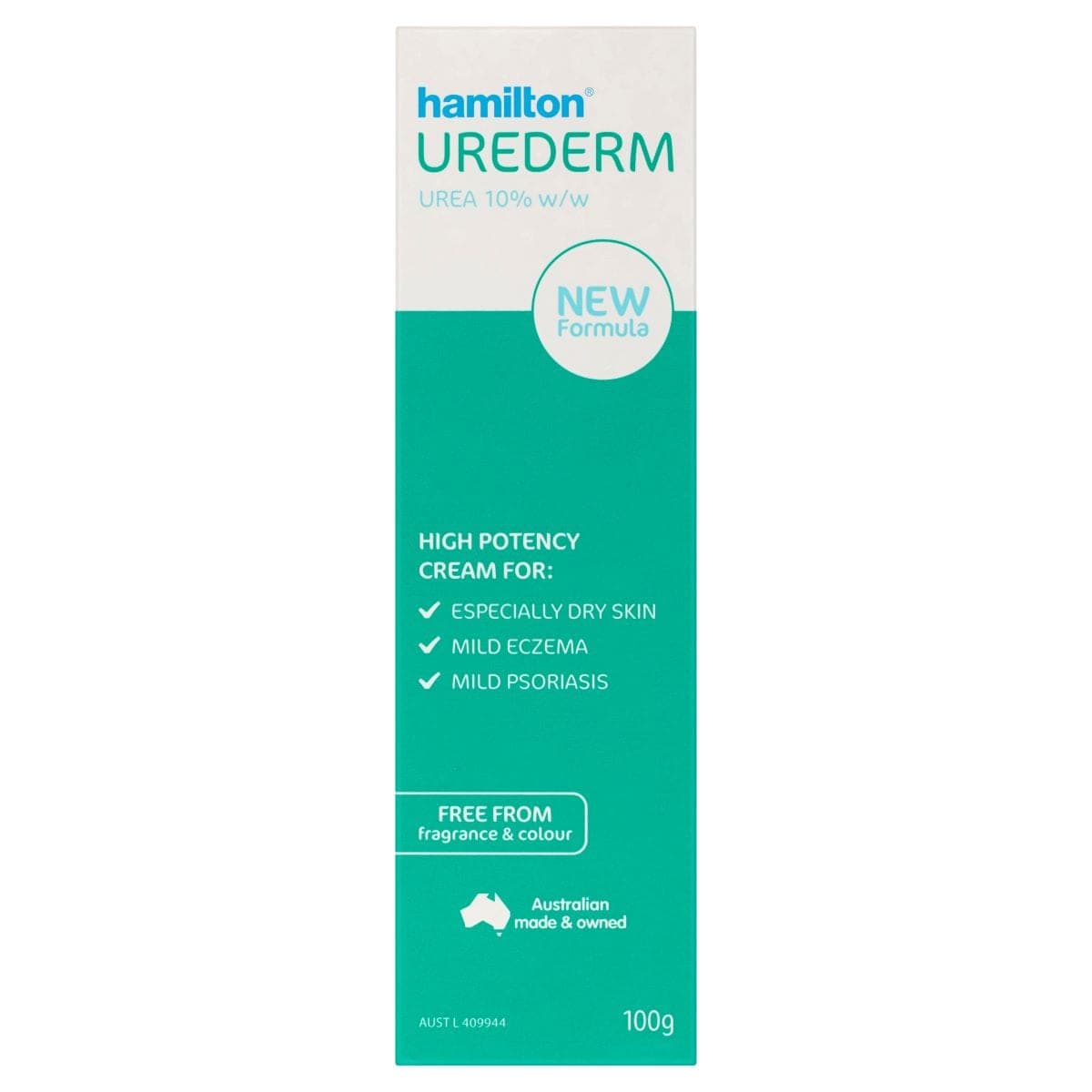 Hamilton Urederm Cream 10% 100g