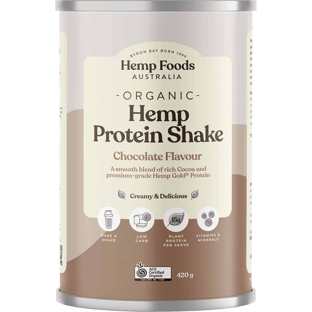 Hemp Foods Australia Organic Hemp Protein Chocolate 420g